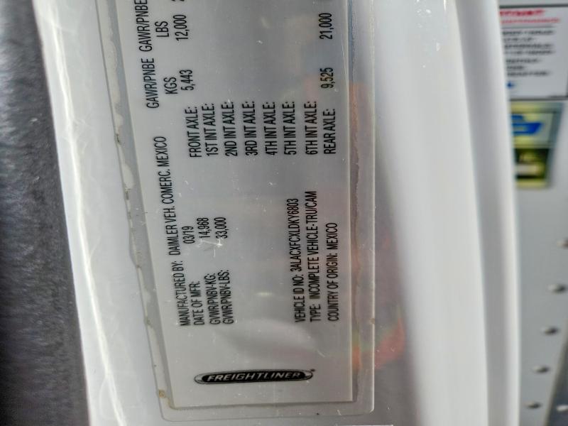Продажа на аукционе авто 2020 Freightliner M2, vin: 3ALACXFCXLDKY6803, номер лота: 50595286