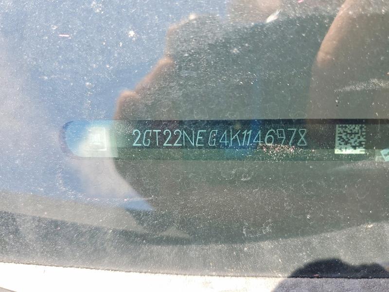 54586106 :رقم المزاد ، 2GT22NEG4K1146978 vin ، 2019 Gmc Sierra مزاد بيع