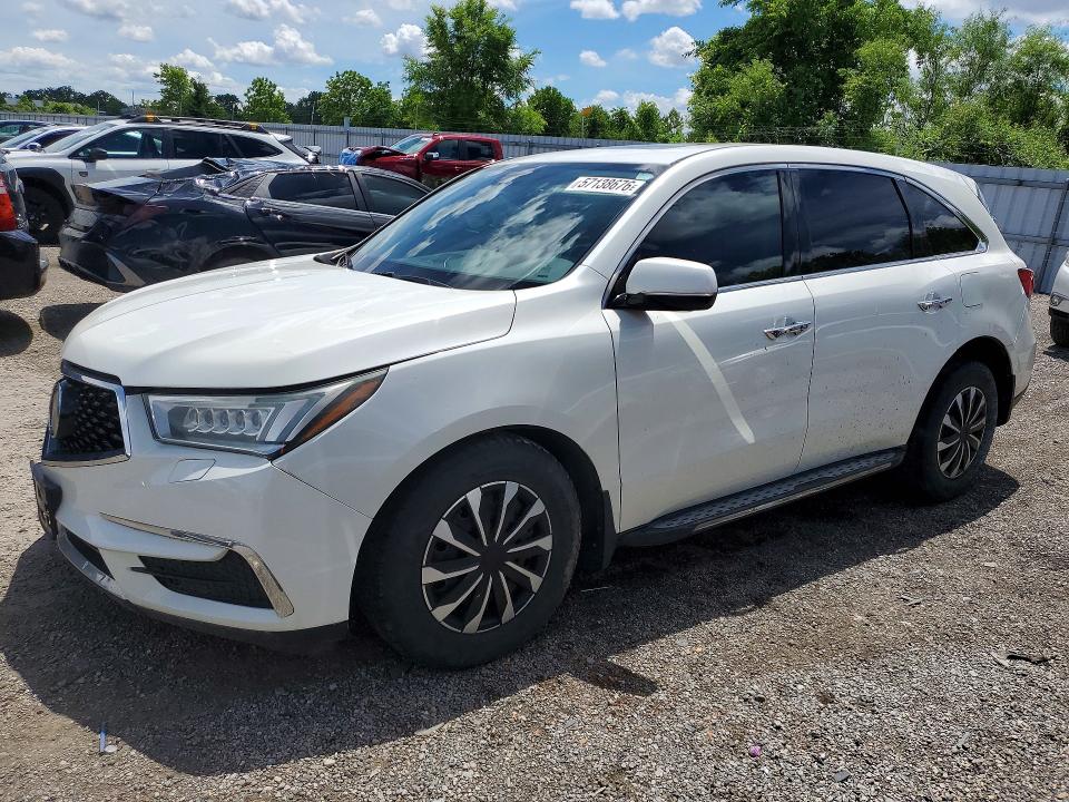 57138676 :رقم المزاد ، 5FRYD4H65HB507267 vin ، 2017 Acura Mdx مزاد بيع