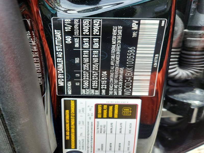 Продажа на аукционе авто 2019 Mercedes-benz Glc, vin: WDC0G4JBXK1005586, номер лота: 55322826