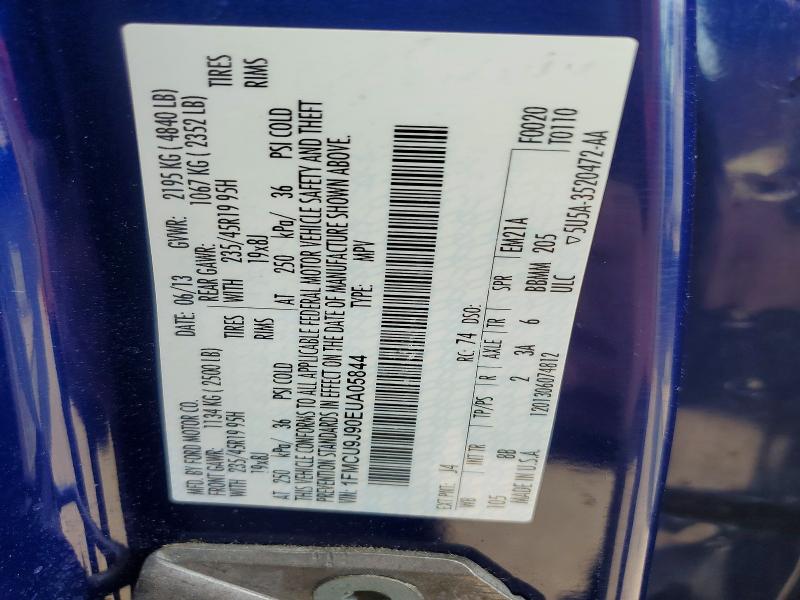 55690876 :رقم المزاد ، 1FMCU9J90EUA05844 vin ، 2014 Ford Escape مزاد بيع