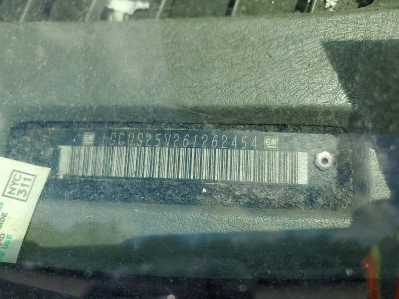 2006 Chevrolet Express მანქანა იყიდება აუქციონზე, vin: 1GCGG25V261262454, აუქციონის ნომერი: 54983726