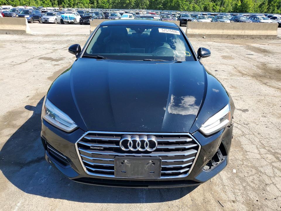 2018 Audi A5 მანქანა იყიდება აუქციონზე, vin: WAUNNAF55JA082171, აუქციონის ნომერი: 57519406