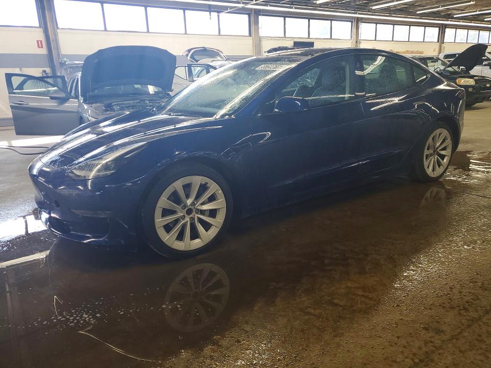 2022 Tesla Model 3 მანქანა იყიდება აუქციონზე, vin: 5YJ3E1EA6NF369878, აუქციონის ნომერი: 55759616