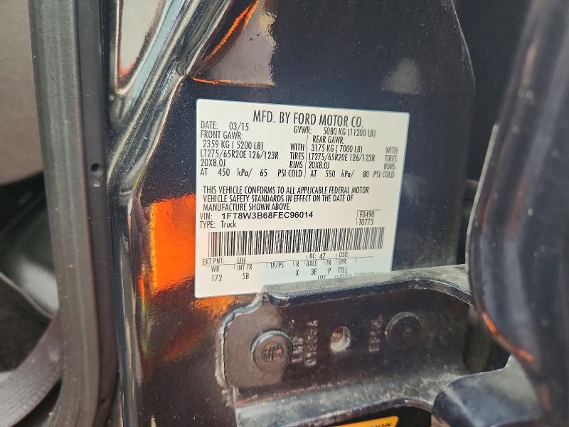 Продажа на аукционе авто 2015 Ford F350, vin: 1FT8W3B68FEC96014, номер лота: 57642236