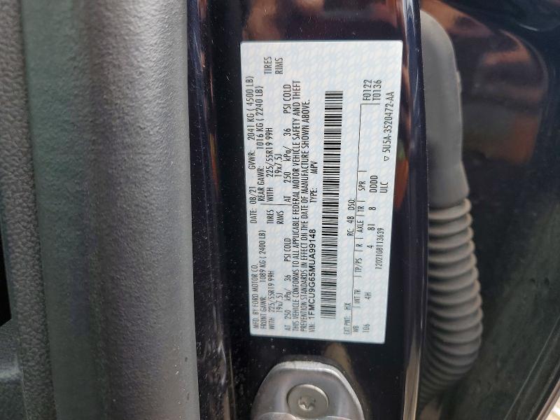 2021 Ford Escape მანქანა იყიდება აუქციონზე, vin: 1FMCU9G65MUA99148, აუქციონის ნომერი: 58776406