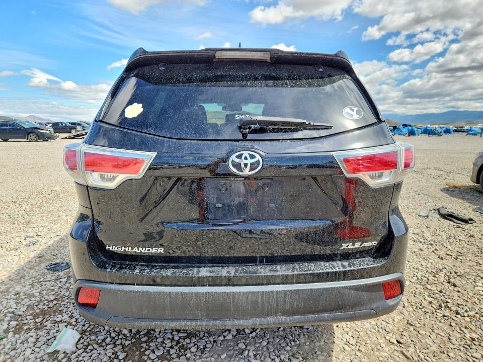 Продажа на аукционе авто 2014 Toyota Highlander, vin: 5TDJKRFH6ES061857, номер лота: 59008696