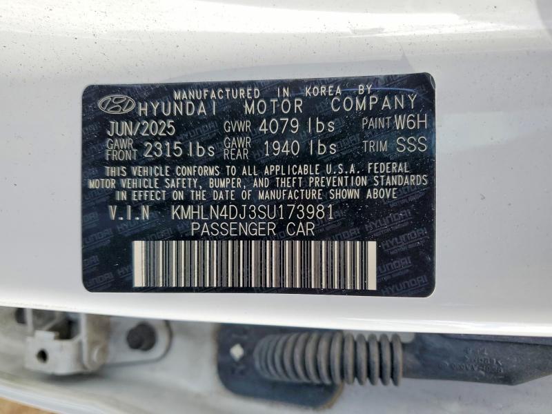 Продажа на аукционе авто 2025 Hyundai Elantra, vin: KMHLN4DJ3SU173981, номер лота: 57954396