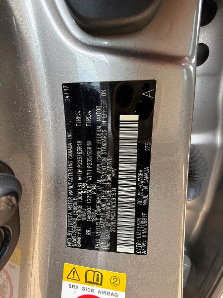 Продажа на аукционе авто 2017 Lexus Rx 350, vin: 2T2BZMCA1HC091934, номер лота: 57388726
