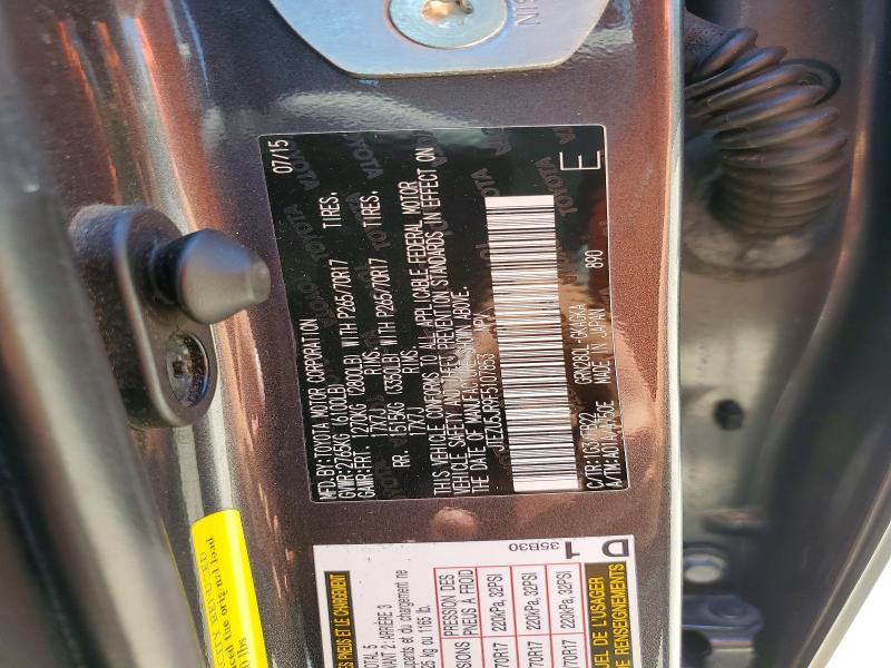 Продажа на аукционе авто 2015 Toyota 4runner, vin: JTEZU5JR9F5107853, номер лота: 54902846