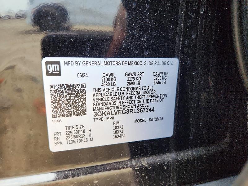 Aukcja sprzedaży 2024 Gmc Terrain, vin: 3GKALVEG8RL367344, numer aukcji: 56803626