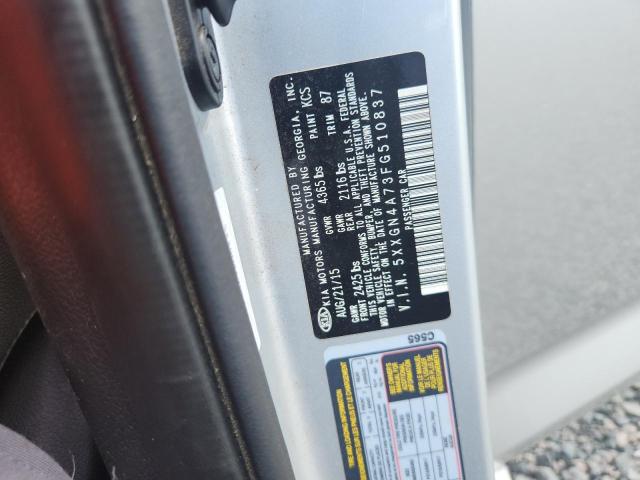 57489366 :رقم المزاد ، 5XXGN4A73FG510837 vin ، 2015 Kia Optima مزاد بيع