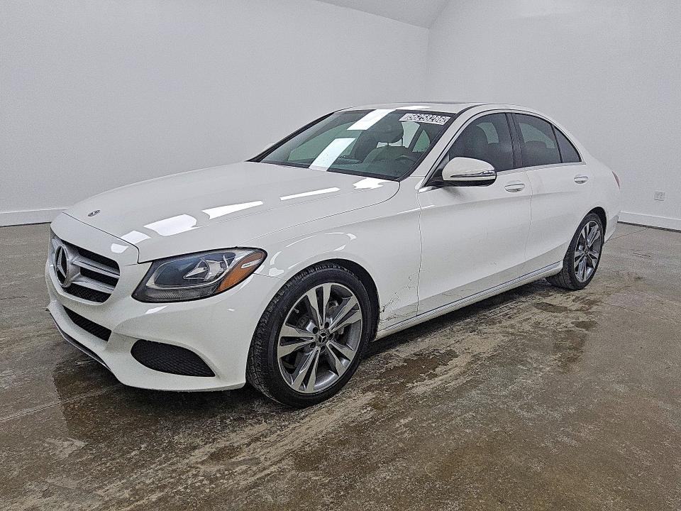 2018 Mercedes-benz C მანქანა იყიდება აუქციონზე, vin: 55SWF4JB3JU245358, აუქციონის ნომერი: 56258286