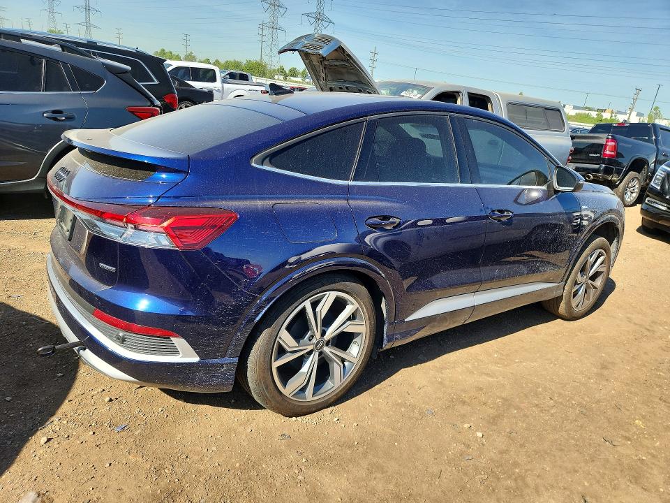 2023 Audi Q4 E-tron მანქანა იყიდება აუქციონზე, vin: WA132BFZ7PP020766, აუქციონის ნომერი: 55615606
