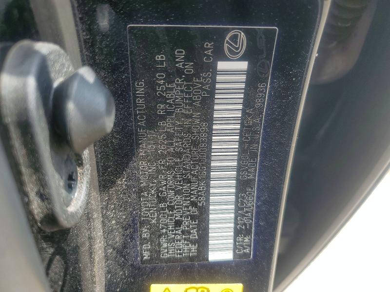 Продажа на аукционе авто 2018 Lexus Es, vin: 58ABK1GG1JU083898, номер лота: 56769846