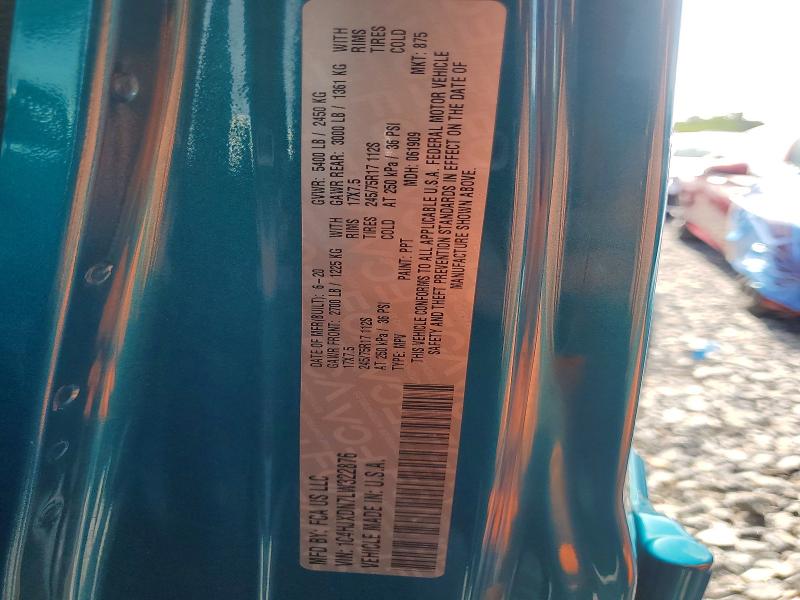 Auction sale of the 2020 Jeep Wrangler Unlimited, vin: 1C4HJXDN7LW322876, lot number: 55329846