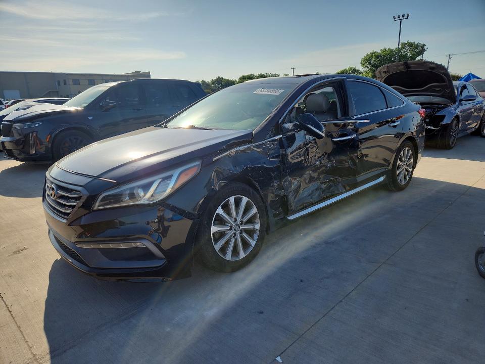 2016 Hyundai Sonata მანქანა იყიდება აუქციონზე, vin: 5NPE34AFXGH418098, აუქციონის ნომერი: 55795966