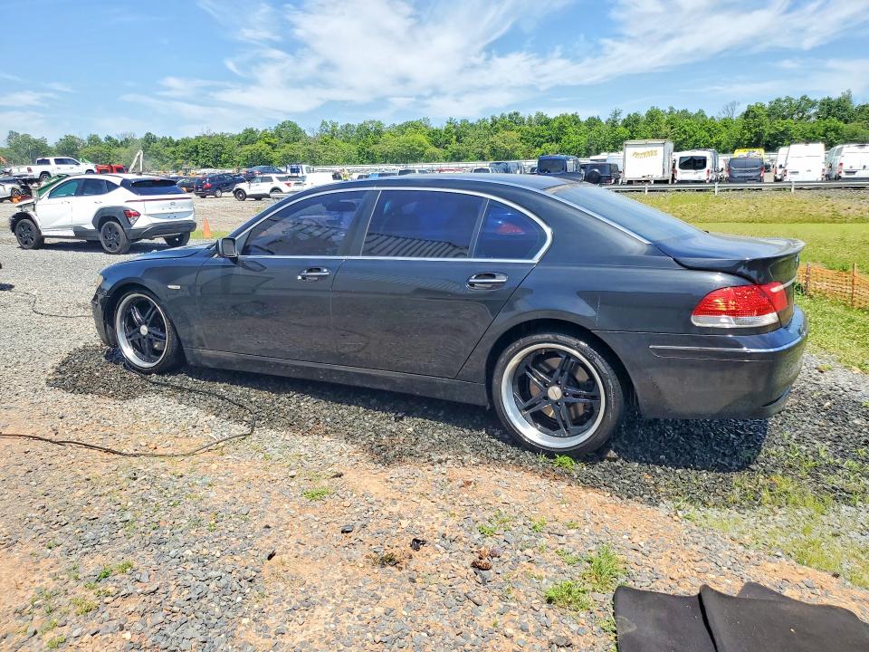2006 Bmw 750 მანქანა იყიდება აუქციონზე, vin: WBAHN83536DT62817, აუქციონის ნომერი: 56128286