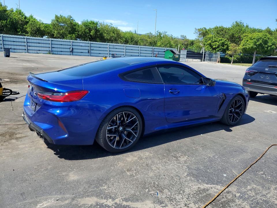 2022 Bmw M8 მანქანა იყიდება აუქციონზე, vin: WBSAE0C0XNCH45244, აუქციონის ნომერი: 57418596