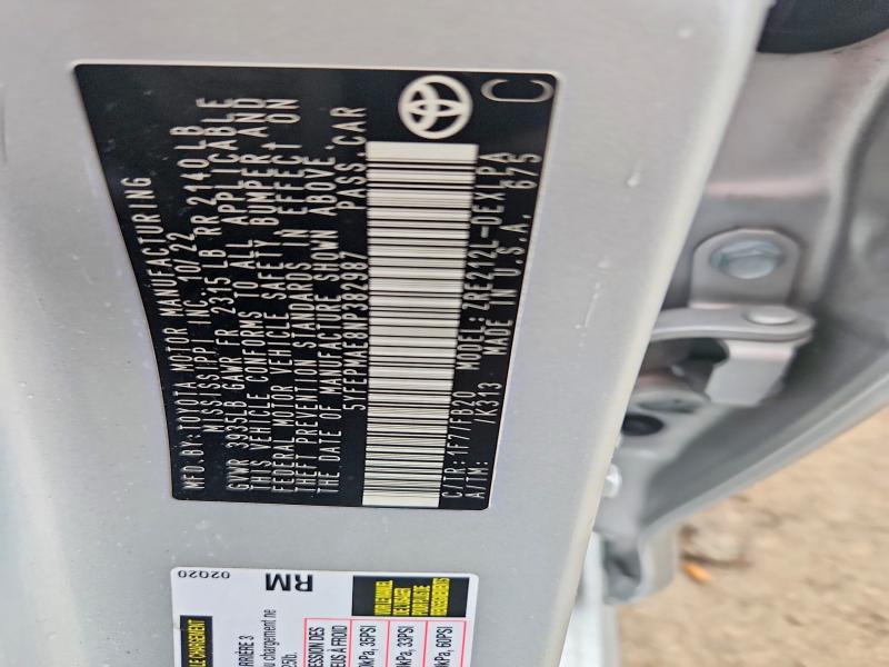 57120566 :رقم المزاد ، 5YFEPMAE8NP382987 vin ، 2022 Toyota Corolla مزاد بيع