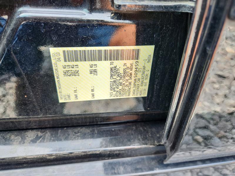 Aukcja sprzedaży 2010 Nissan Altima, vin: 1N4AL2APXAN509459, numer aukcji: 58772306