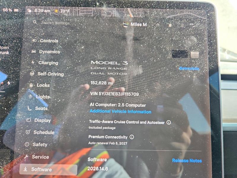 Продажа на аукционе авто 2018 Tesla Model 3, vin: 5YJ3E1EB3JF115709, номер лота: 57323646