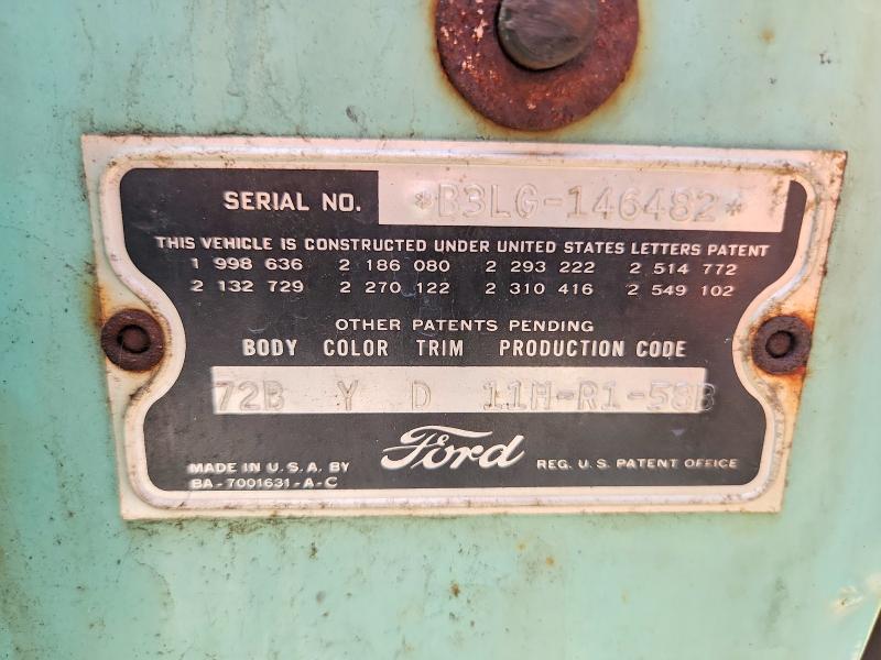 Продаж на аукціоні авто 1953 Ford Customline, vin: B3LG146482, номер лоту: 57014946