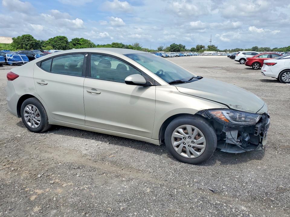 Продажа на аукционе авто 2017 Hyundai Elantra, vin: KMHD74LF1HU395536, номер лота: 56976006