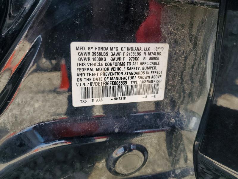 Aukcja sprzedaży 2014 Acura Ilx, vin: 19VDE1F36EE008539, numer aukcji: 57811086