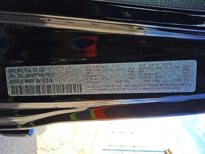 Aukcja sprzedaży 2023 Jeep Wrangler, vin: 1C4JJXP67PW621912, numer aukcji: 56947686