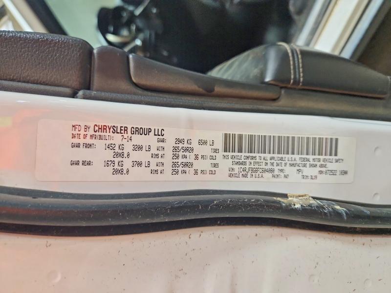 Продажа на аукционе авто 2015 Jeep Grand Cherokee, vin: 1C4RJFBG6FC604080, номер лота: 59222296