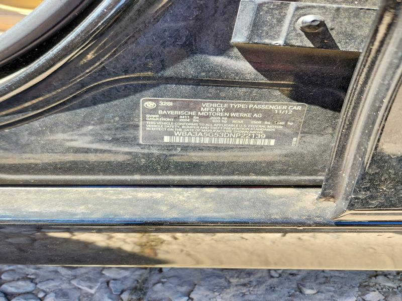 Продажа на аукционе авто 2013 Bmw 328, vin: WBA3A5G53DNP22139, номер лота: 58796046