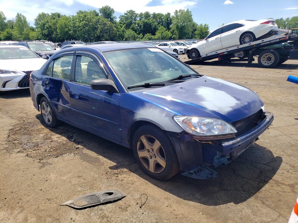 2004 Honda Civic მანქანა იყიდება აუქციონზე, vin: 2HGES163X4H585597, აუქციონის ნომერი: 58229426