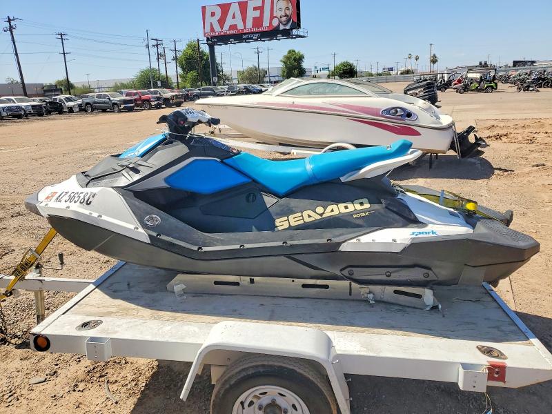 56515026 :رقم المزاد ، YDV46085B020 vin ، 2020 Sea-doo Spark 3 Up Jetski مزاد بيع