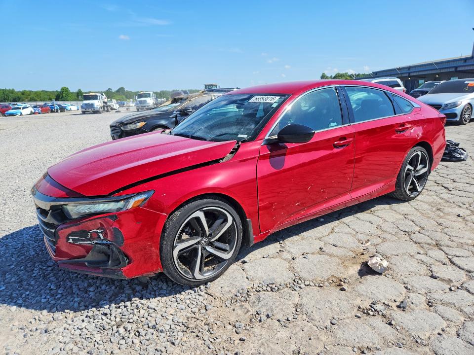 Auction sale of the 2022 Honda Accord, vin: 1HGCV1F32NA003801, lot number: 56893016
