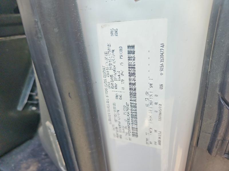 55606616 :رقم المزاد ، 1FDBW5Z8XLKA75547 vin ، 2020 Ford Transit مزاد بيع