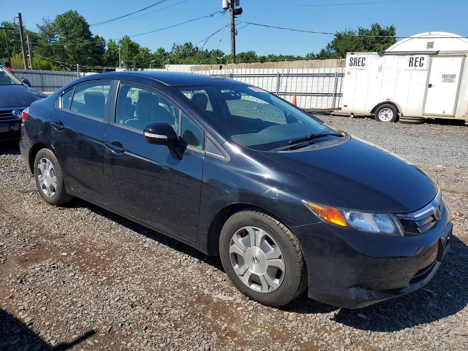 Aukcja sprzedaży 2012 Honda Civic, vin: JHMFB4F30CS008247, numer aukcji: 58593066