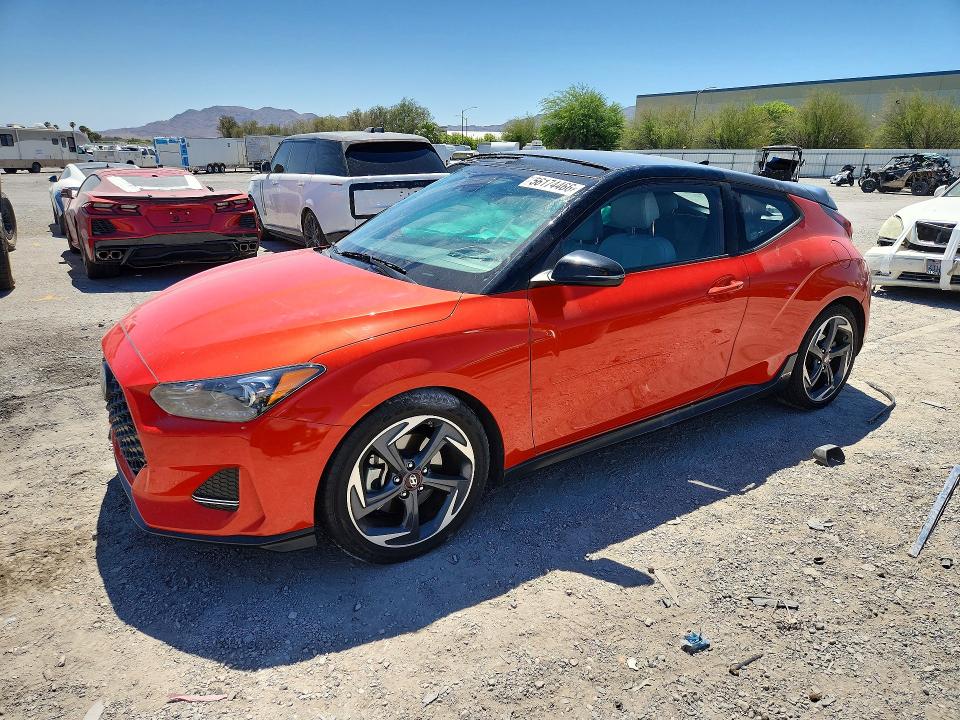 Auction sale of the 2019 Hyundai Veloster, vin: KMHTH6AB8KU008895, lot number: 56174466