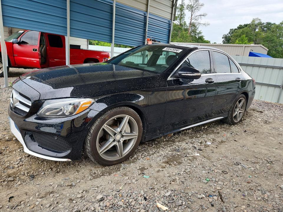 2015 Mercedes-benz C მანქანა იყიდება აუქციონზე, vin: 55SWF4JB1FU071684, აუქციონის ნომერი: 56643056