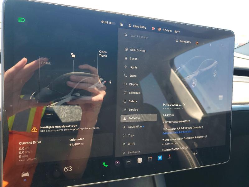 2024 Tesla Model Y მანქანა იყიდება აუქციონზე, vin: 7SAYGDED6RF097322, აუქციონის ნომერი: 56325986