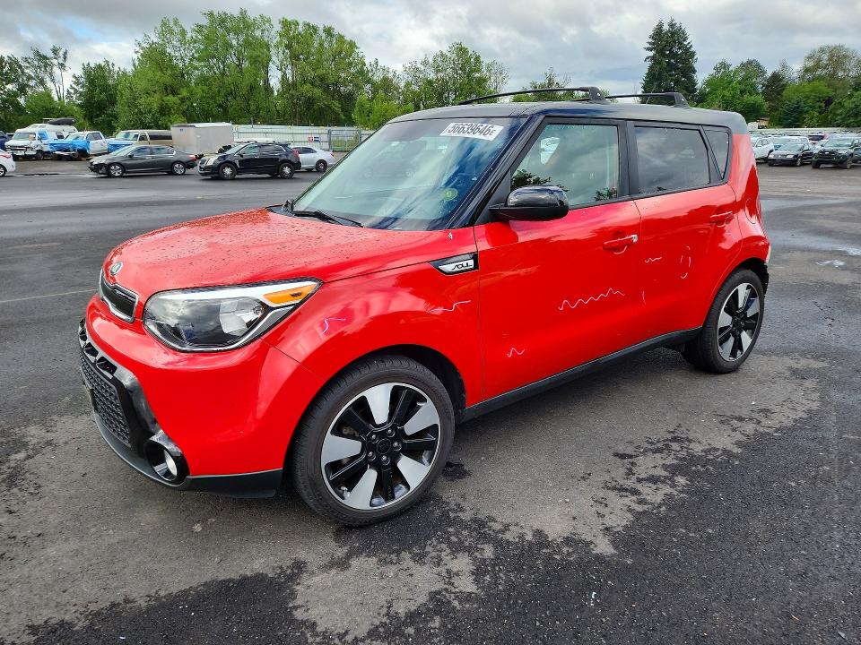 2016 Kia Soul მანქანა იყიდება აუქციონზე, vin: KNDJP3A51G7398722, აუქციონის ნომერი: 56639646