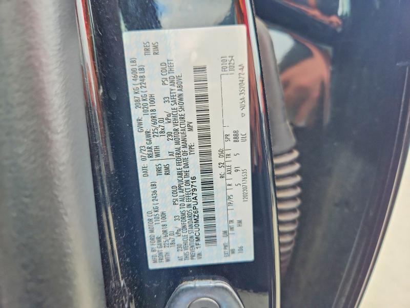 Продажа на аукционе авто 2023 Ford Escape, vin: 1FMCU0MZ6PUA79716, номер лота: 56475586