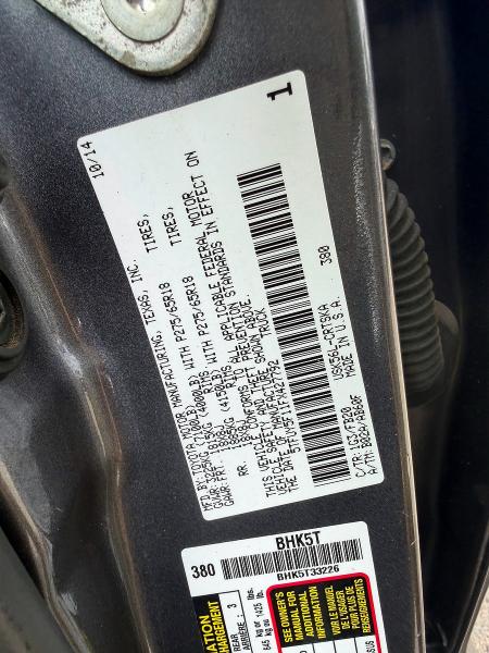 Продаж на аукціоні авто 2015 Toyota Tundra, vin: 5TFUY5F11FX427792, номер лоту: 55889886