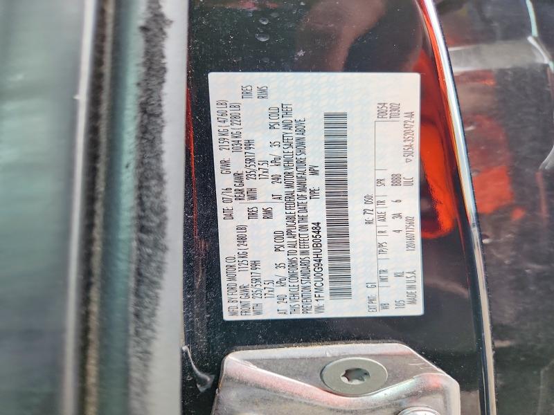Aukcja sprzedaży 2017 Ford Escape, vin: 1FMCU0G94HUB05484, numer aukcji: 56657796