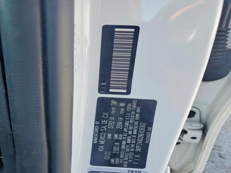 Продаж на аукціоні авто 2022 Kia Forte, vin: 3KPF24AD2NE426302, номер лоту: 57474246