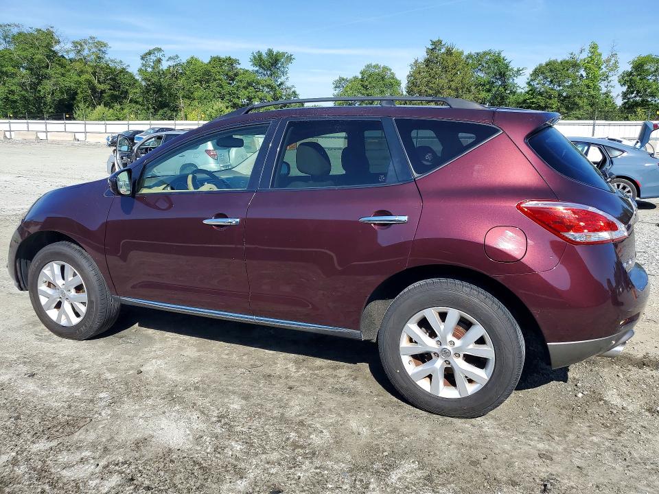 56242506 :رقم المزاد ، JN8AZ1MU2EW410983 vin ، 2014 Nissan Murano مزاد بيع