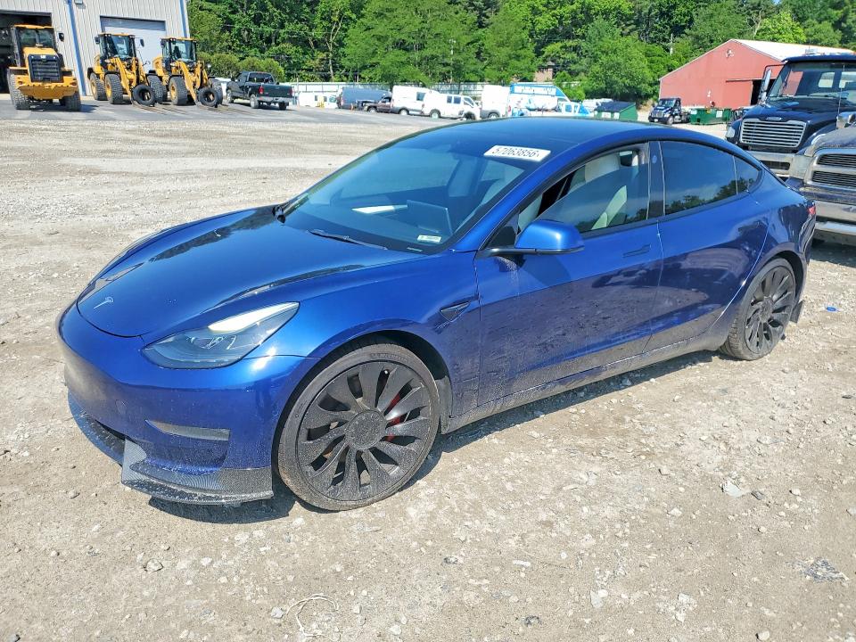 57063856 :رقم المزاد ، 5YJ3E1EC3NF198329 vin ، 2022 Tesla Model 3 مزاد بيع