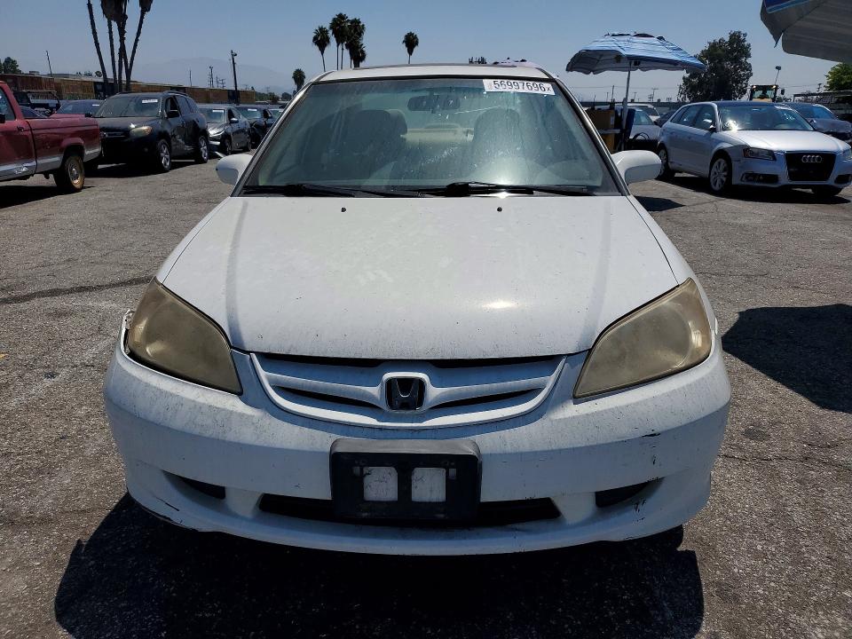 56997696 :رقم المزاد ، JHMES26795S000315 vin ، 2005 Honda Civic مزاد بيع