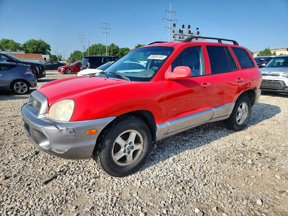 59554166 :رقم المزاد ، KM8SB12B93U492883 vin ، 2003 Hyundai Santa Fe مزاد بيع