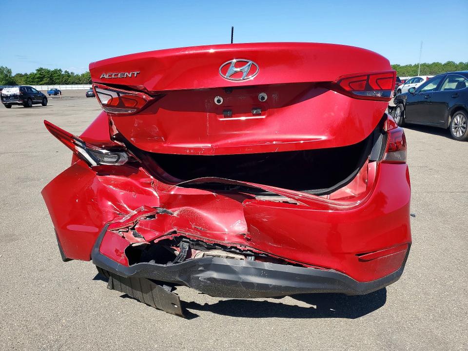 2022 Hyundai Accent მანქანა იყიდება აუქციონზე, vin: 3KPC24A61NE158234, აუქციონის ნომერი: 57900856